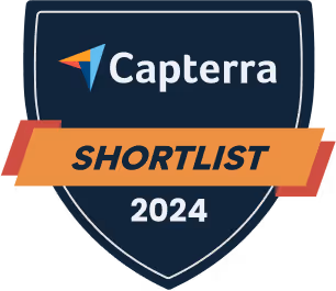 Kicksta Capterra Shortlist 2024 badge