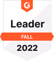 Kicksta G2 Leader badge, Fall 2022
